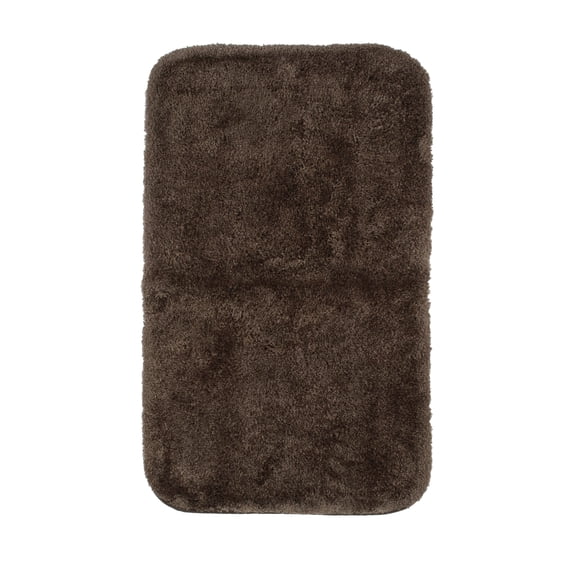 Mohawk Home Royal Bath Rug Chocolate, 2'x3'4", Espresso Brown