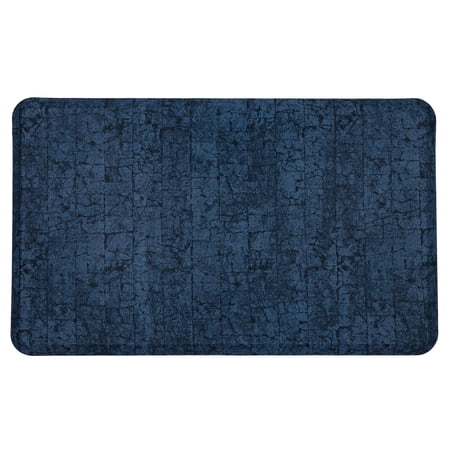 Mohawk Home Salten Sea Blue Dri-Pro Deluxe Cushion Mat, 1' 8" x 3' 6"