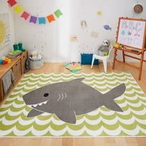 Mohawk Home Smiling Shark Area Rug