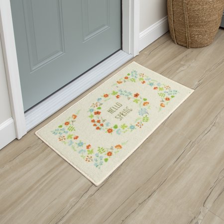Mohawk Home Spring Floral Precision Printed Kitchen Rug, Multi, 1' 6" X 2' 6"
