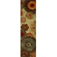 thumbnail image 1 of Mohawk Home Caravan Medallion Multi Low Pile Non-Slip Stain/Fade Resistant Indoor Area Rug, 2' x 5', 1 of 8