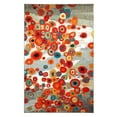 thumbnail image 1 of Mohawk Home Strata Tossed Floral Multi Printed Area Rug, 7'6"x10', Grey & Orange, 1 of 4