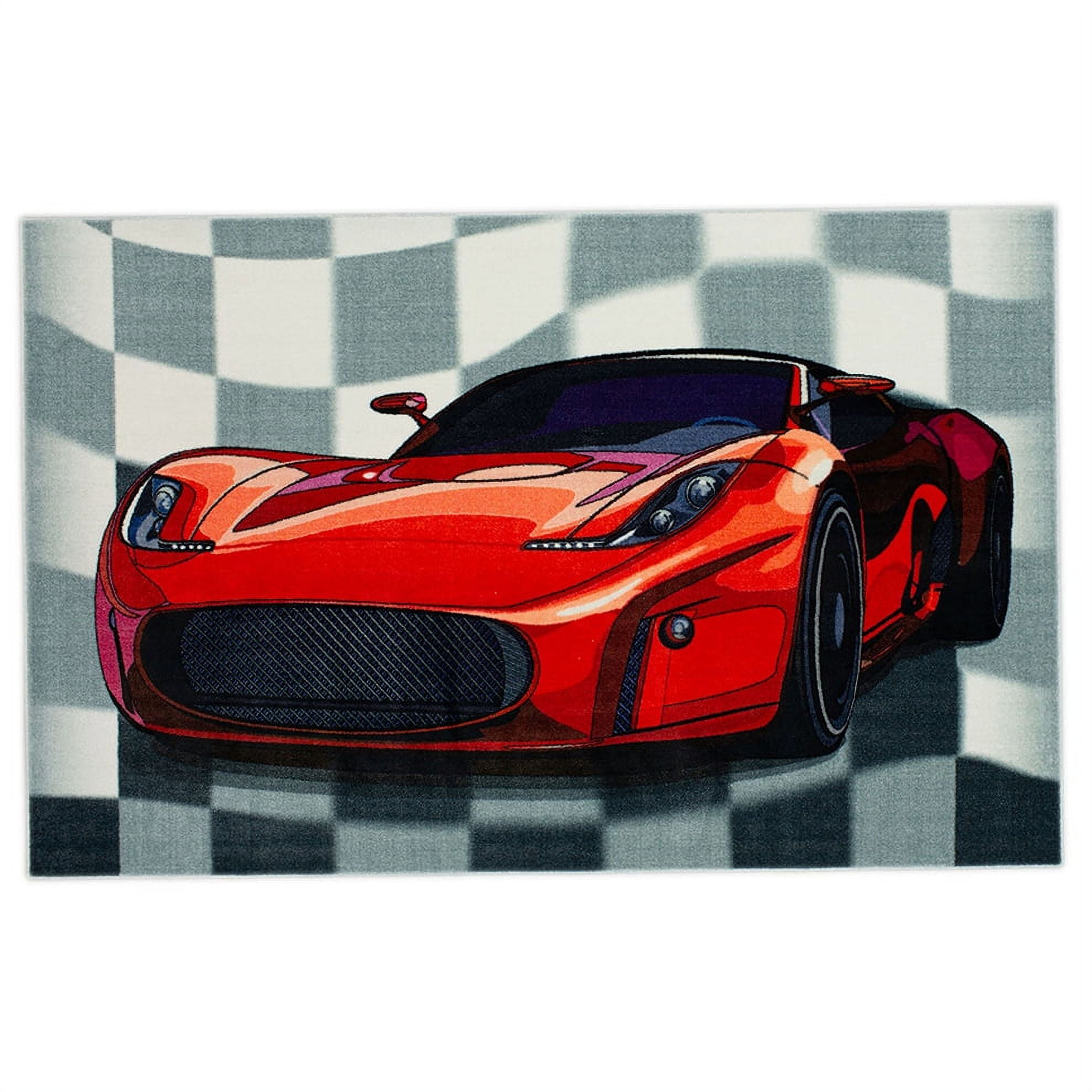 Mohawk Home Street Legal Printed Indoor Area Rug in Red, 8'x10'