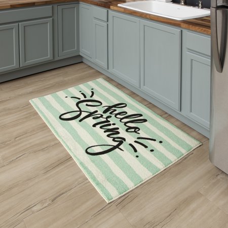 Mohawk Home Striped Spring Precision Printed Kitchen Rug, Multi, 2' 6" X 4' 2"