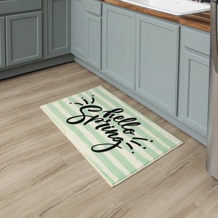 Mohawk Home Striped Spring Precision Printed Kitchen Rug, Multi, 2' X 3' 4"
