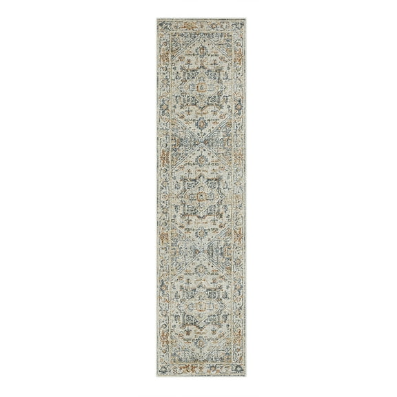 Mohawk Home Sultan Floral Indoor Polyester Area Rug, Cream, 2' x 2'11"