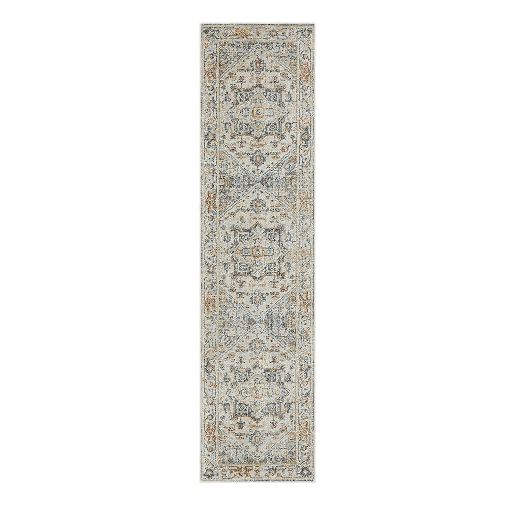 Mohawk Home Sultan Floral Indoor Polyester Runner Rug, Cream, 2' x 10'