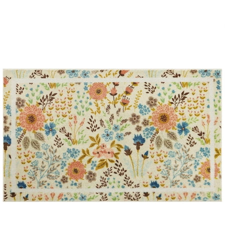 Mohawk Home Summer Floral Precision Printed Kitchen Rug, Multi, 2' 6" X 4' 2"