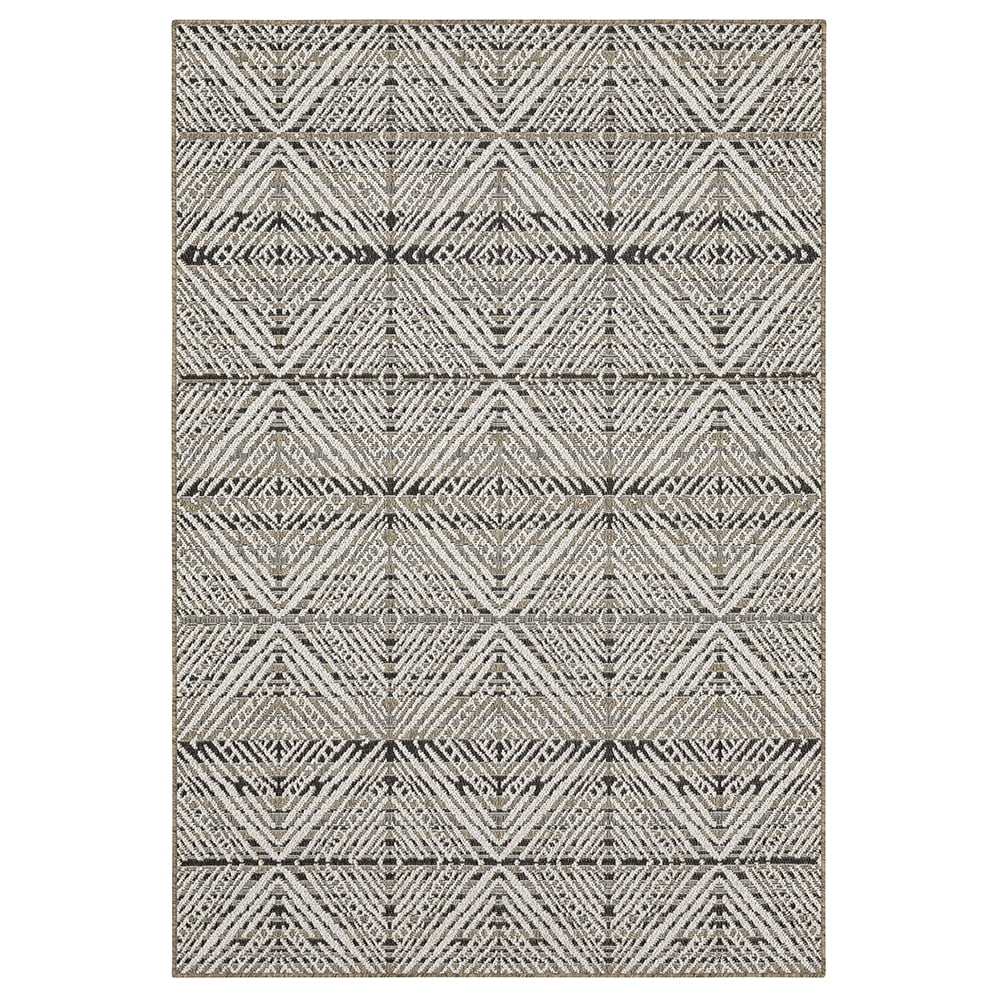 Mohawk Home Taos Geometric Outdoor Area Rug, Dark Grey, 10' x 13'