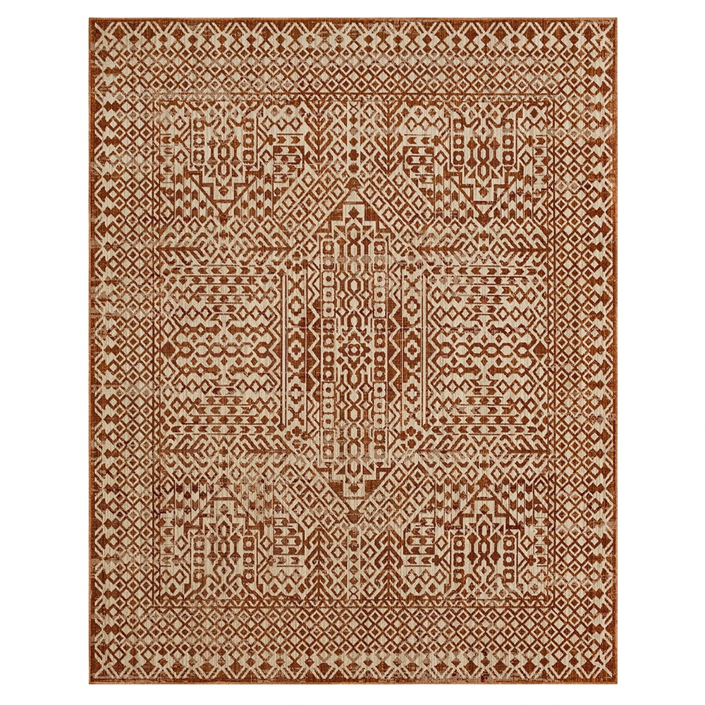 Mohawk Home Townsent Woven Indoor Area Rug, Spice, 6' x 9'
