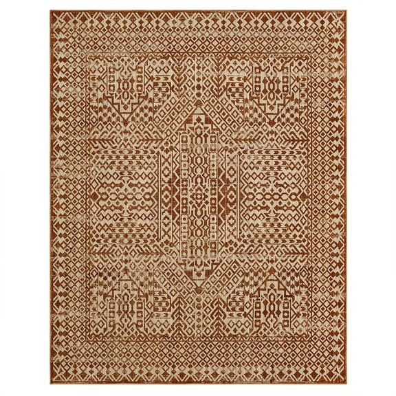 Mohawk Home Townsent Woven Indoor Area Rug, Spice, 6' x 9'