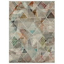Mohawk Home Turnberry Indoor Geometric Area Rug, Multi, 5'3" x 8'