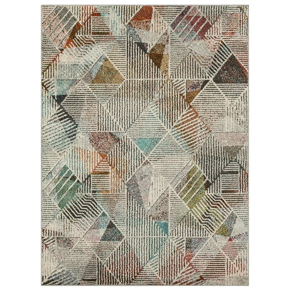 Mohawk Home Turnberry Indoor Geometric Area Rug, Multi, 6' x 9'