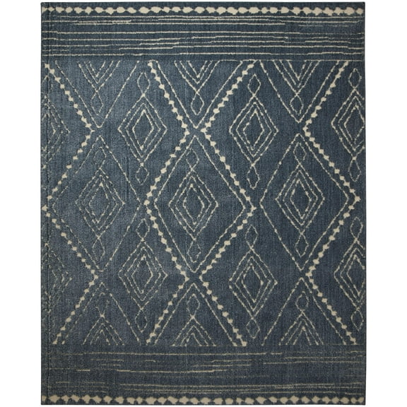 Mohawk Home Vado Geometric Woven Indoor Area Rug, Blue, 4' x 6'
