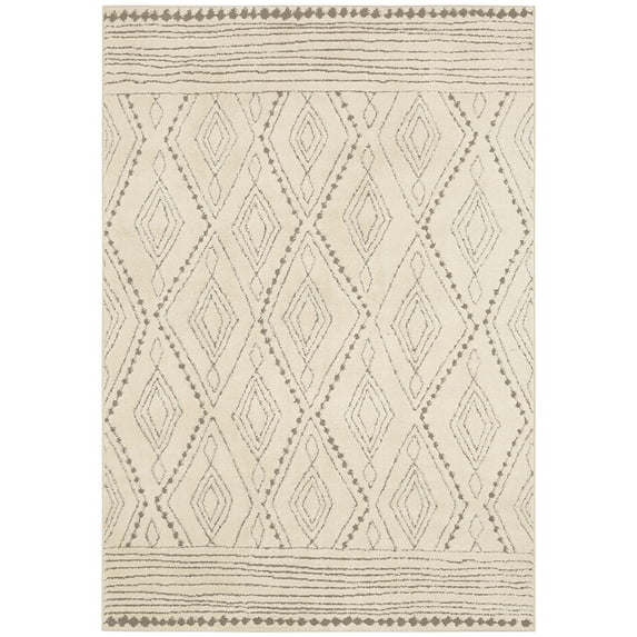 Mohawk Home Vado Geometric Woven Indoor Area Rug, Cream, 8' x 10'