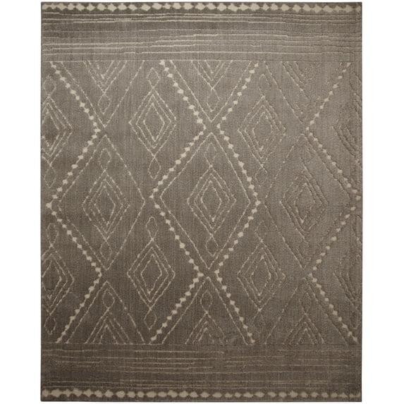 Mohawk Home Vado Geometric Woven Indoor Area Rug, Grey, 10' x 14'