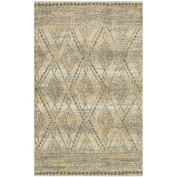 Mohawk Home Vado Geometric Woven Indoor Area Rug, Tan, 5' x 8'