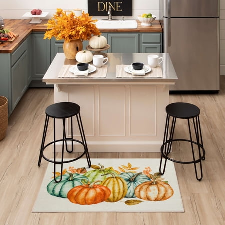 Mohawk Home Vintage Fall Pumpkins Accent Rug, 2' x 3' 4"