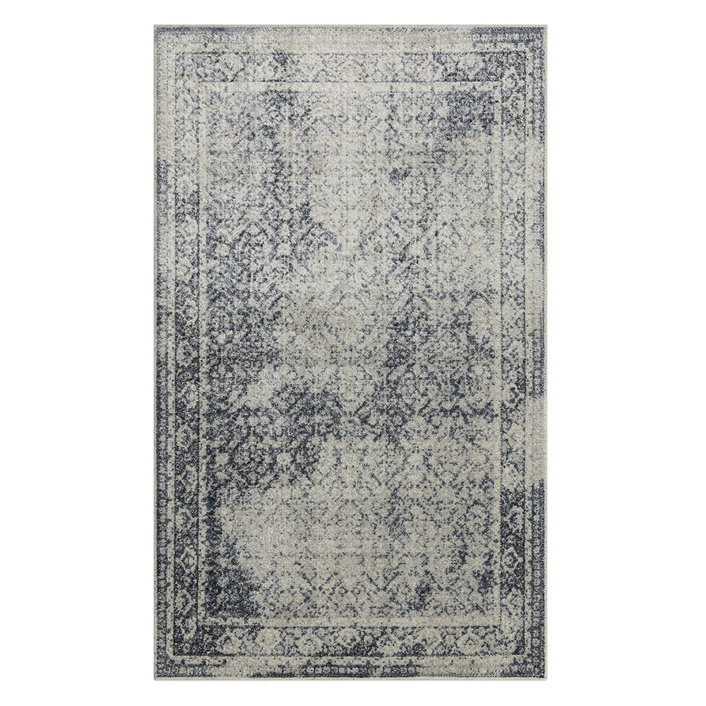 Mohawk Home Vulcan Geometric Indoor Polyester Area Rug, Blue, 2'11" x 5'