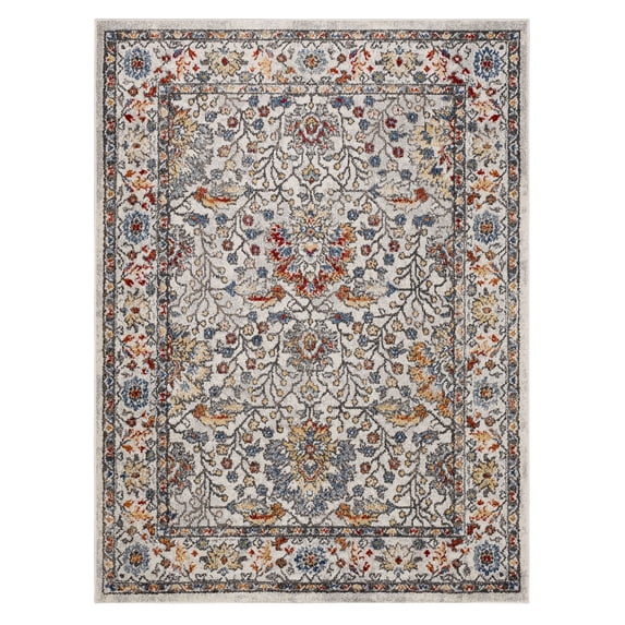 Mohawk Home Warrens Indoor Floral Area Rug, Grey, 1' 11" x 3'