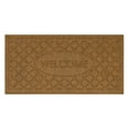 thumbnail image 1 of Mohawk Home Welcome Impressions Rib Outdoor Polyester Door Mat, Tan, 2' X 4', 1 of 8