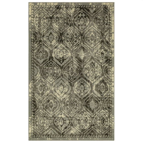 Mohawk Home Willard Grey Area Rug, 7' 6" x 10'