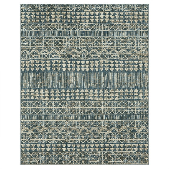 Mohawk Home Wilton Woven Indoor Area Rug, Blue, 8' x 10'