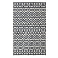 thumbnail image 1 of Mohawk Home Woodbridge Aztec Bands Denim Printed Area Rug, 5'x8', Cream & Navy, 1 of 5