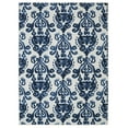 thumbnail image 1 of Mohawk Home Woodbridge Bali Denim Printed Area Rug, 5'x8', Ivory & Blue, 1 of 3