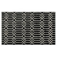 thumbnail image 1 of Mohawk Linkage Bath Mat Soft Absorbent Quick Dry Machine Washable Non-Slip Bathroom Mat, Black/ Flint, 24" x 40", 1 of 6