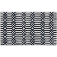 thumbnail image 1 of Mohawk Linkage Bath Mat Soft Absorbent Quick Dry Machine Washable Non-Slip Bathroom Mat, White/Indigo, 24" x 40", 1 of 8