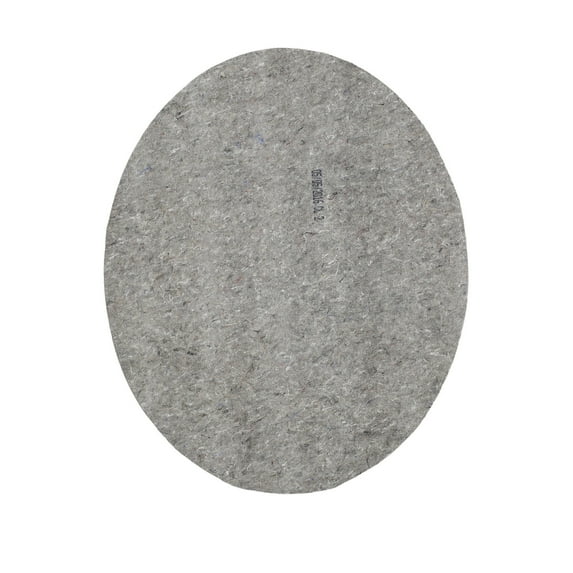 Mohawk Oval Synthetic Rug Pad, Gray
