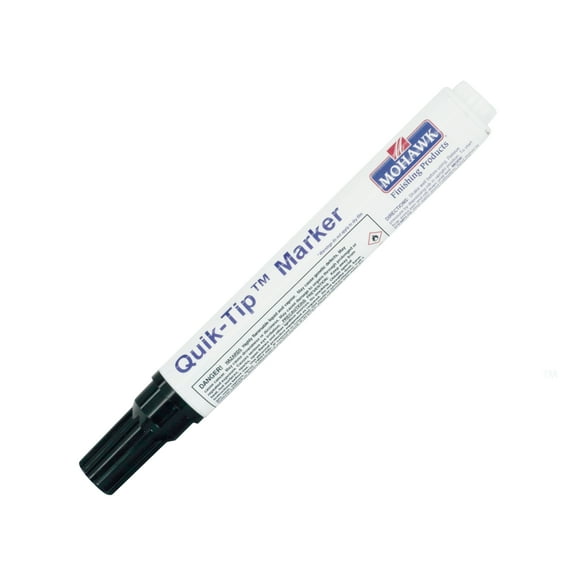 Mohawk Quik-Tip Touch Up Stain Marker, Quik Tip Marker Flat White