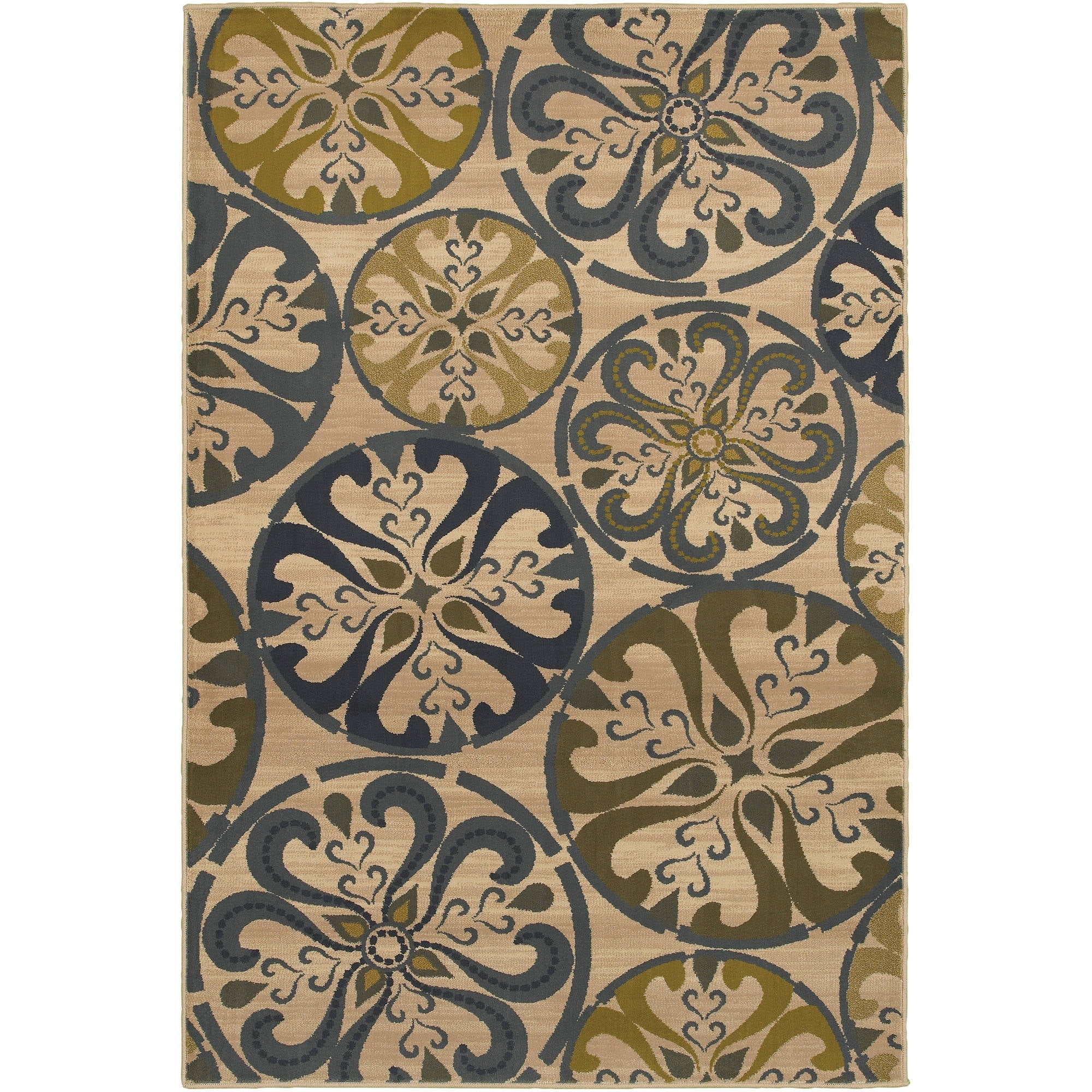 Mohawk Retro Medallion Woven Area Rug, H