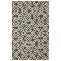 Mohawk Soho Area Rug 12522 440 Cream Diamonds Angled
