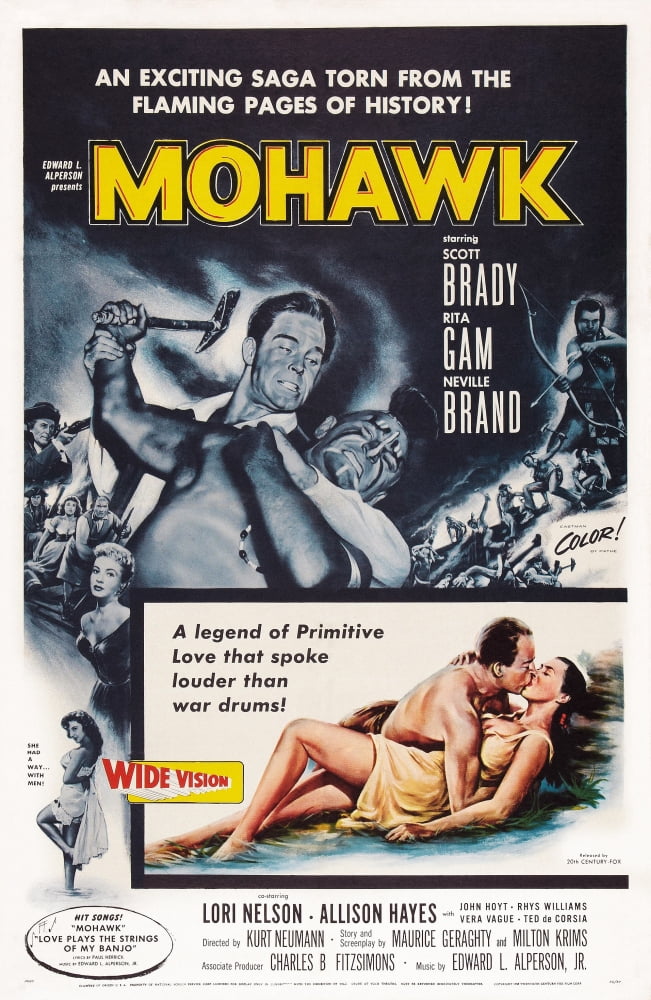Mohawk U Canvas Art - (24 x 36)