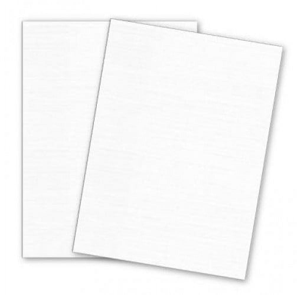 Via Paper Mohawk VIA Linen - PURE WHITE - 8.5 x 11 Card Stock - 80lb Cover - 250 ...