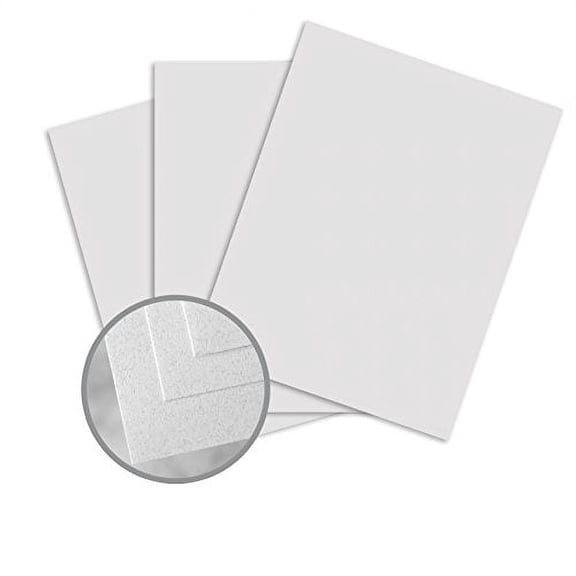 Mohawk Via Linen Paper Size 8.5 x 11 on 24w / 90gsm 50 Sheets per Pack (Bright White Fiber)
