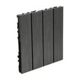 thumbnail image 1 of Mohdy 12"X12" interlocking Deck Tiles Imitation Wood Outdoor Flooring for Balcony Patio Garden Easy to install Compact Design Natural appearance and Easy to Clean, 1 of 4