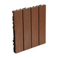 thumbnail image 1 of Mohdy 12"X12" interlocking Deck Tiles Imitation Wood Outdoor Flooring for Balcony Patio Garden Easy to install Compact Design Natural appearance and Easy to Clean, 1 of 4