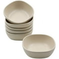 thumbnail image 1 of Mohdy 6 Square Condiment Dishes,Set of 6 Small Stacked Dessert Bowls 130Ml Saucers for Sides Dressings Snacks (Beige)Food-Grade Material,Bpa-Free,Non-Toxic,Odorless,Safe for Food Contact, 1 of 7