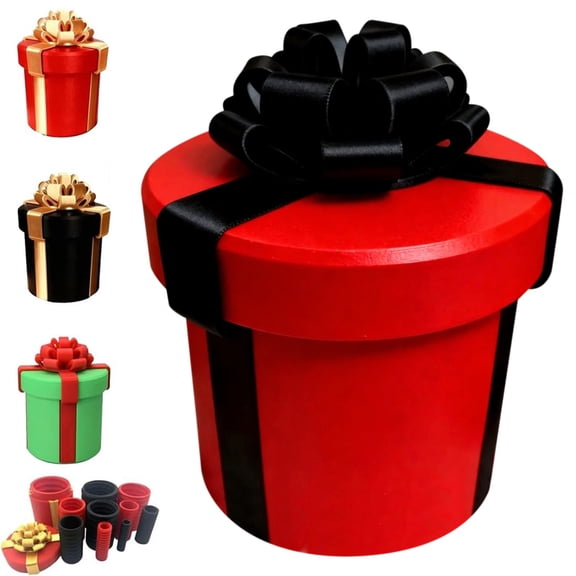 Mohdy Annoying Nested Screw Gift Box 10 Layer Style, Reusable Prank Gift Box, Plastic Funny Puzzle Box, for Birthday, Christmas, Graduation, Party