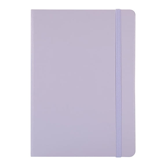Mohdy Back-To-S-chool, Back-To-S-chool Notebook (Purple), Lined Journal 5.6 X 8.3 Inch A5 2 Pages College Ruled Hardcover Leather Journals for Women Men Writing and Notebooks Work Fsc Thick