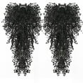 thumbnail image 1 of Mohdy Black Bell Willow,Vine Hanging Artificial Plants Artificial Hanging Plant Faux Ferns Wall Plants Greenery Garland Room Decor Home Garden Wedding Party Indoor Outdoor Decorations, 1 of 9