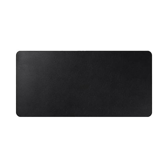 Mohdy Black Computer Desk Mat, 1X Computer Desk Mat, Pu, Black