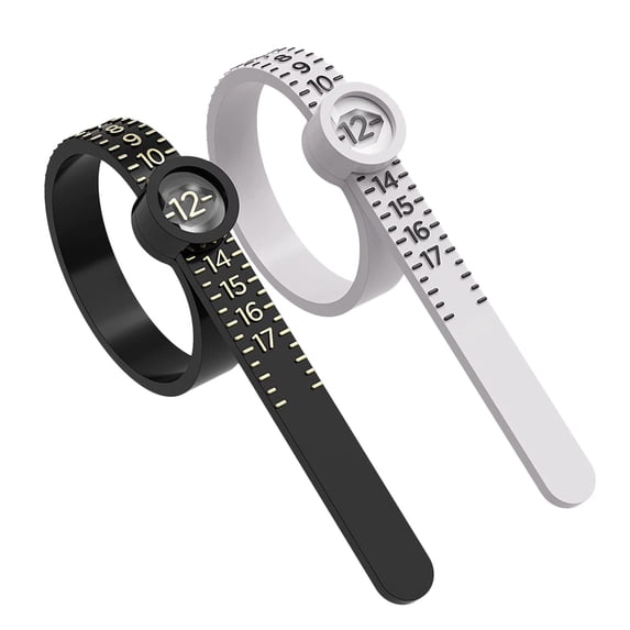 Mohdy Finger Size Gauge, Soft Measuring Tape With Magnifier, Soft Tape Measure Magnifier Ring Sizer, Sewing Body Measuring Tool