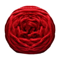 Mohdy Knitted Yarn K Bright Red,Chunky Yarn Soft Acrylic Bulky Washable Hand Knitting Yarn for Diy Blanket Scarf Sweater,Soft Bulky Yarn for Diy Hand Knitting Blankets,Scarves & Sweaters (Yarn K)