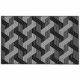thumbnail image 1 of Mohdy Non-Slip Fleece Area Rug Black Grey,Anti-Slip Dustproof Stain-Resistant Floor Protection,Fleece Fabric Non-Slip Rubber Backing Soft Material,Living Room Bedroom Entryway Hallway, 1 of 4