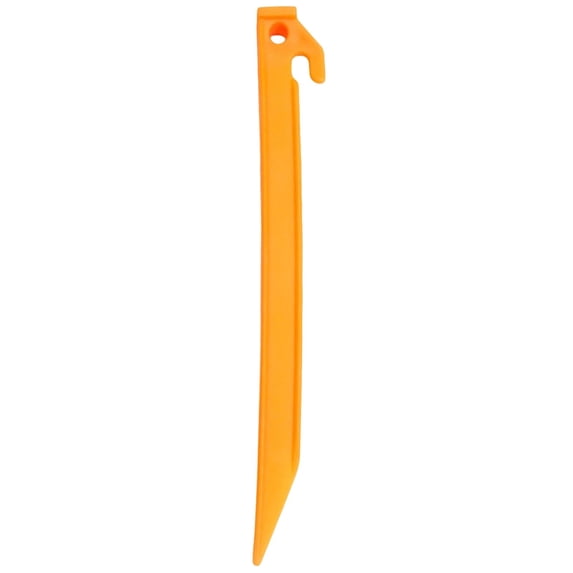 Mohdy Plastic Tent Stakes, 8.8 Inch Heavy Duty Ground Anchors, Durable Camping Pegs for Tents, Tarps, Canopies, and Garden Fencing, 24 Pack Yard Spikes for Outdoor Secure Anchoring
