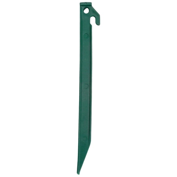 Mohdy Plastic Tent Stakes, 8.8 Inch Heavy Duty Ground Anchors, Durable Camping Pegs for Tents, Tarps, Canopies, and Garden Fencing, 24 Pack Yard Spikes for Outdoor Secure Anchoring